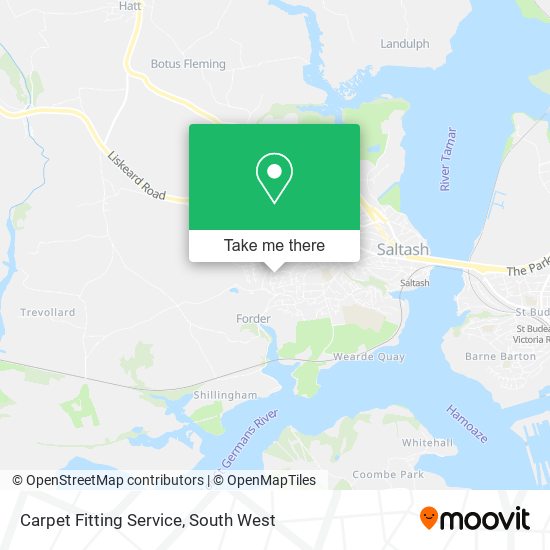 Carpet Fitting Service map