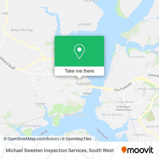 Michael Sweeten Inspection Services map