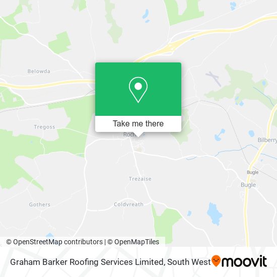 Graham Barker Roofing Services Limited map
