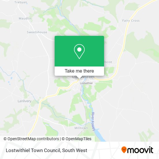 Lostwithiel Town Council map