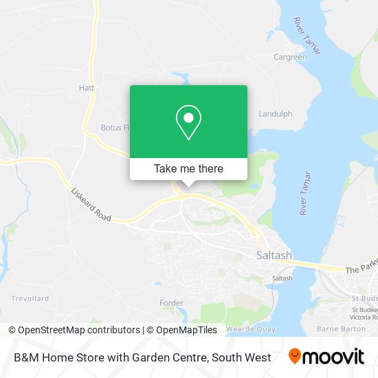 B&M Home Store with Garden Centre map