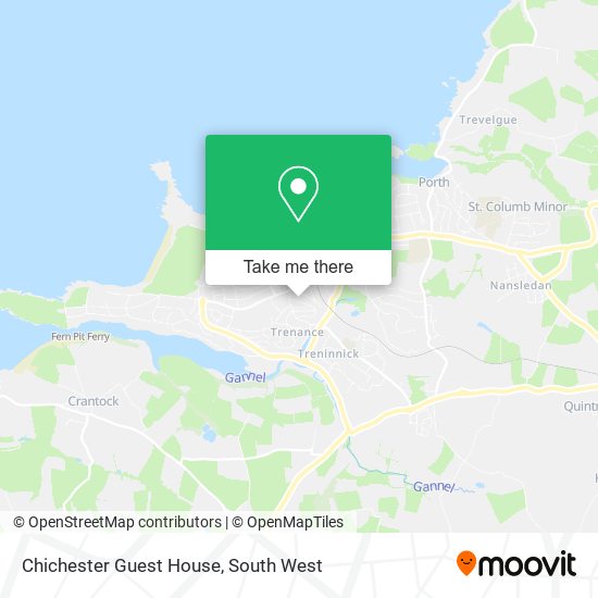 Chichester Guest House map