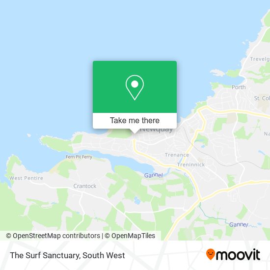 The Surf Sanctuary map