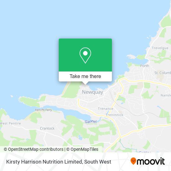 Kirsty Harrison Nutrition Limited map