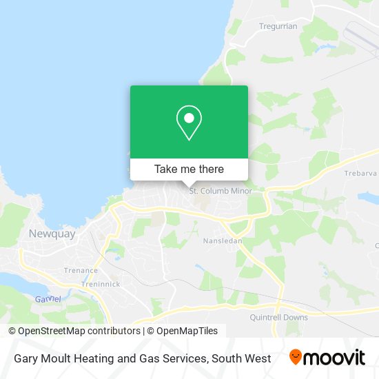 Gary Moult Heating and Gas Services map