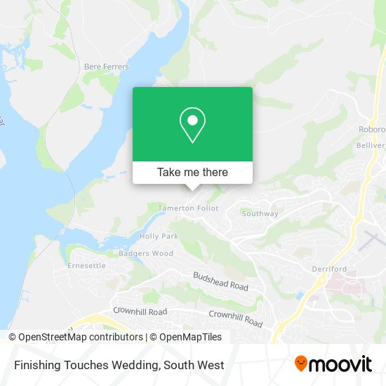 Finishing Touches Wedding map