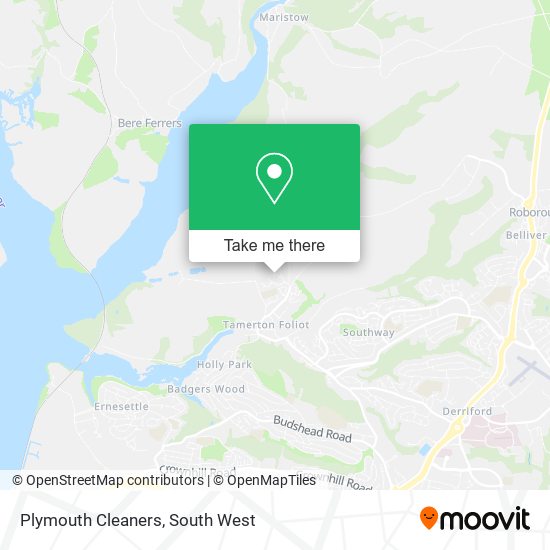 Plymouth Cleaners map