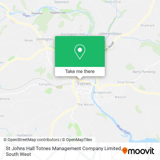 St Johns Hall Totnes Management Company Limited map