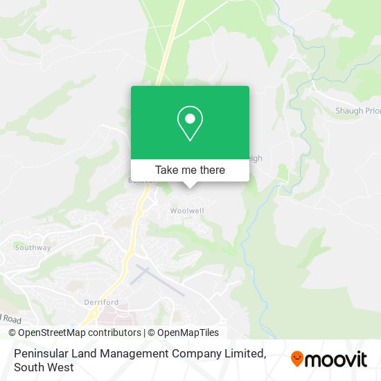 Peninsular Land Management Company Limited map