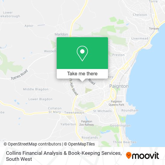 Collins Financial Analysis & Book-Keeping Services map