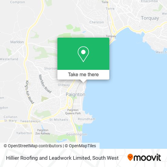 Hillier Roofing and Leadwork Limited map