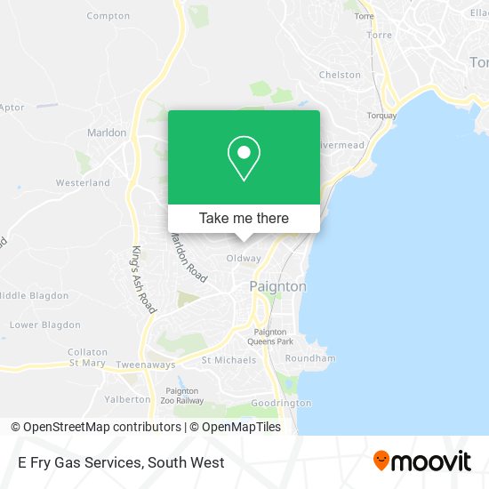 E Fry Gas Services map