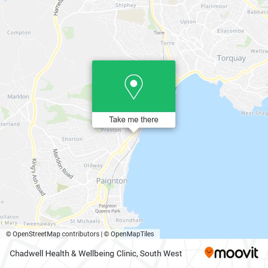 Chadwell Health & Wellbeing Clinic map