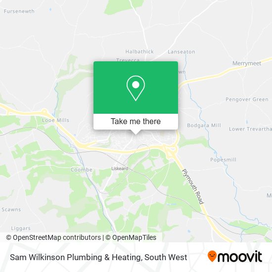 Sam Wilkinson Plumbing & Heating map