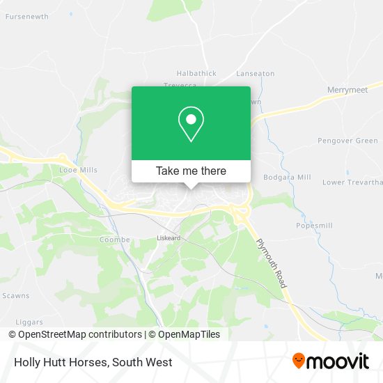 Holly Hutt Horses map