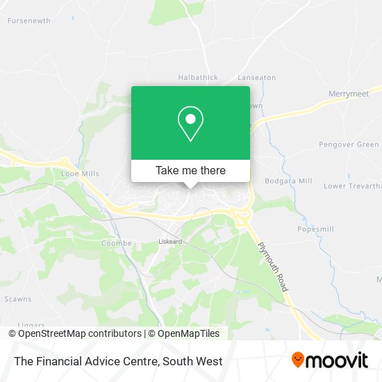 The Financial Advice Centre map