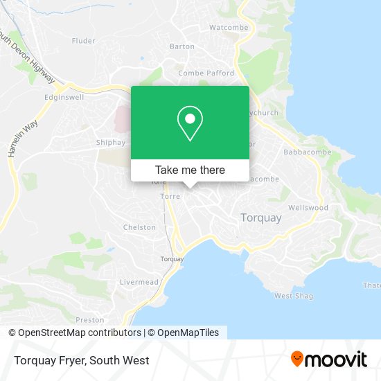 Torquay Fryer map