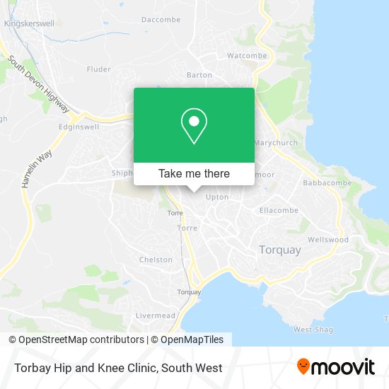 Torbay Hip and Knee Clinic map
