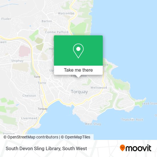 South Devon Sling Library map