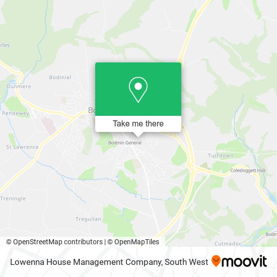 Lowenna House Management Company map