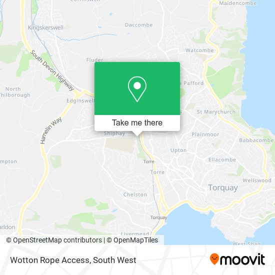 Wotton Rope Access map