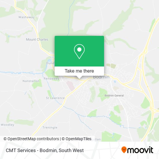 CMT Services - Bodmin map