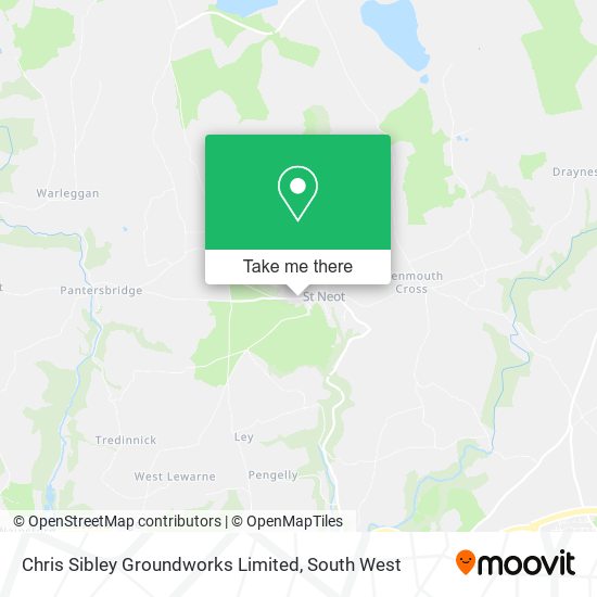 Chris Sibley Groundworks Limited map