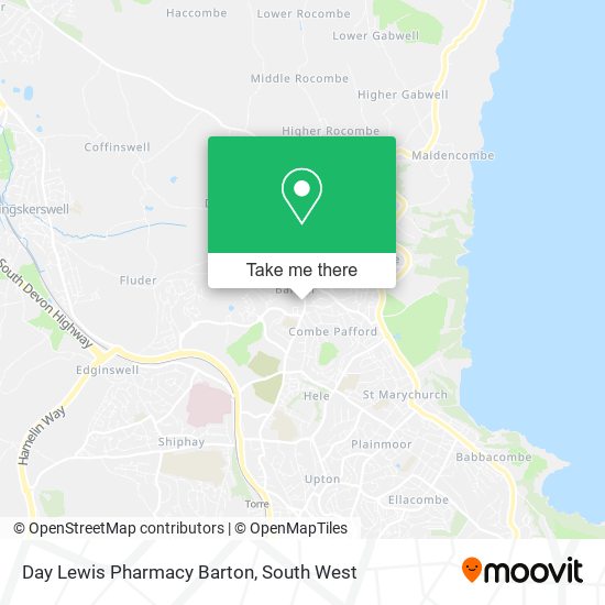 Day Lewis Pharmacy Barton map