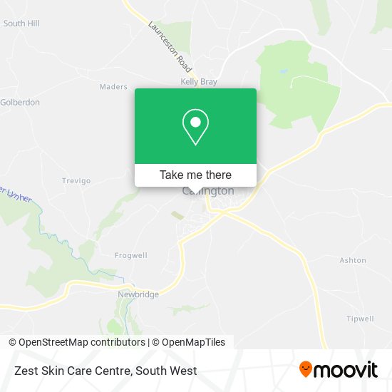 Zest Skin Care Centre map