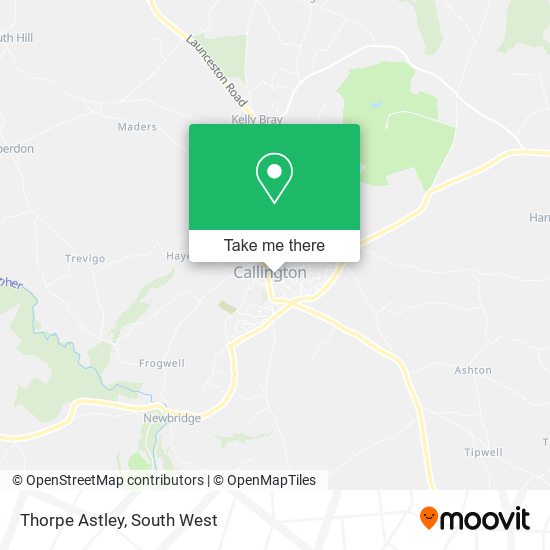 Thorpe Astley map