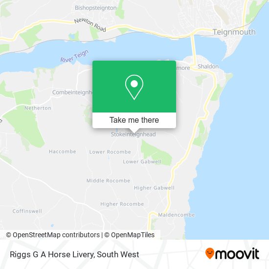 Riggs G A Horse Livery map
