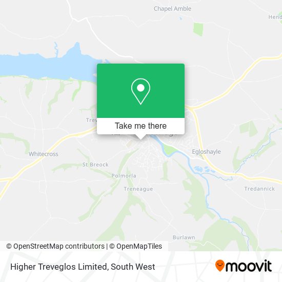 Higher Treveglos Limited map