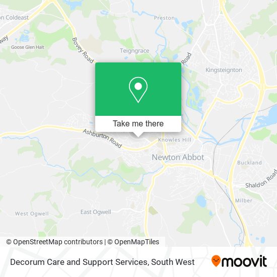 Decorum Care and Support Services map