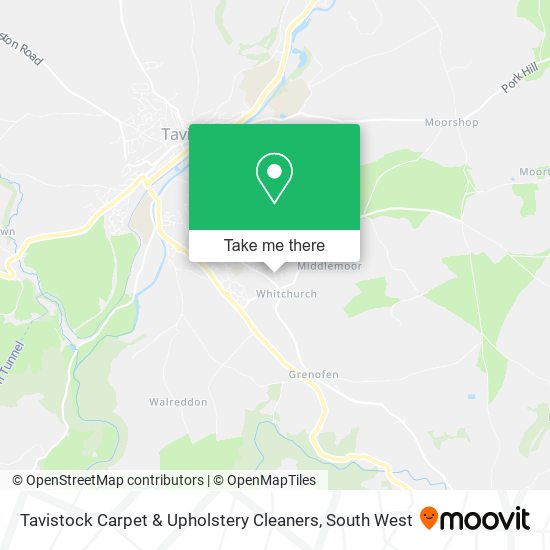 Tavistock Carpet & Upholstery Cleaners map
