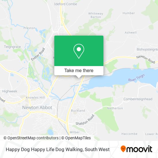 Happy Dog Happy Life Dog Walking map