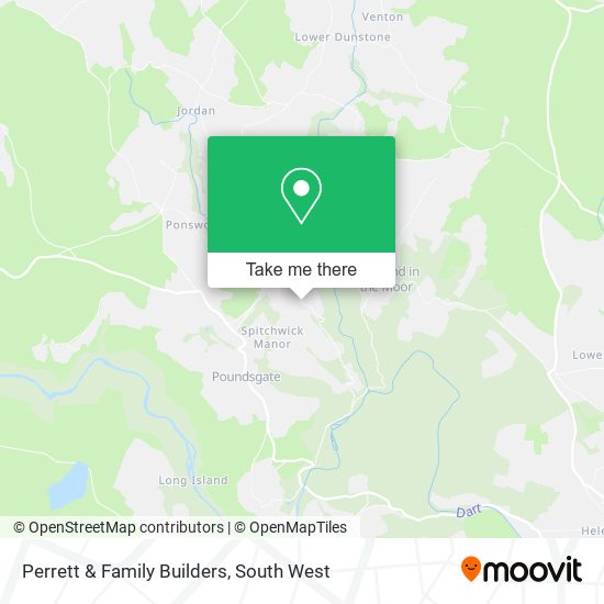 Perrett & Family Builders map