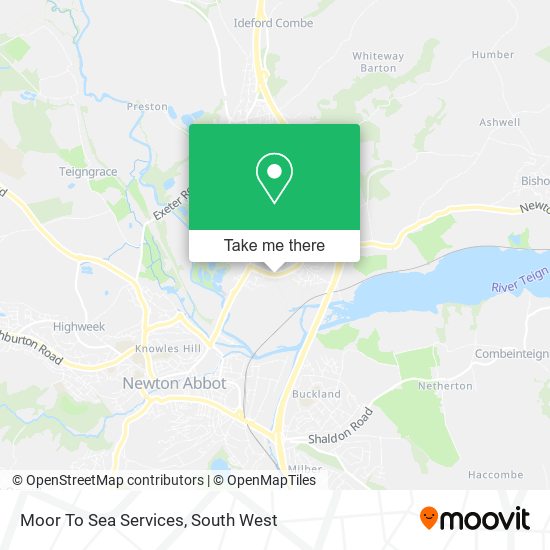 Moor To Sea Services map