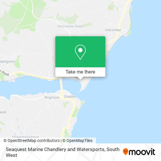 Seaquest Marine Chandlery and Watersports map