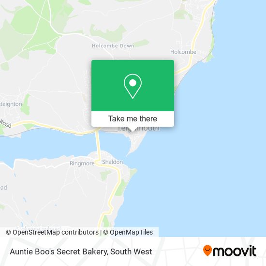 Auntie Boo's Secret Bakery map