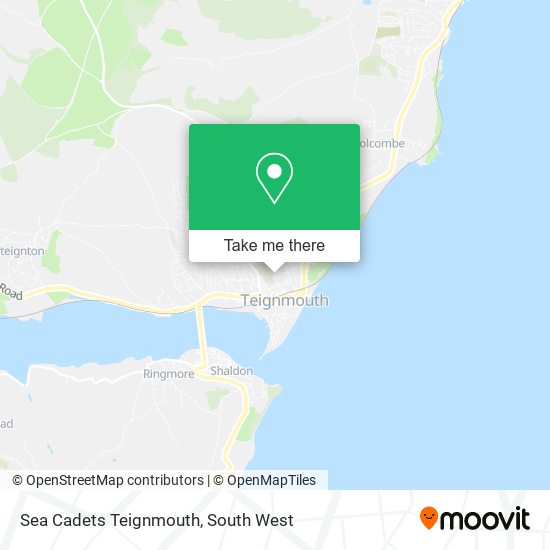 Sea Cadets Teignmouth map