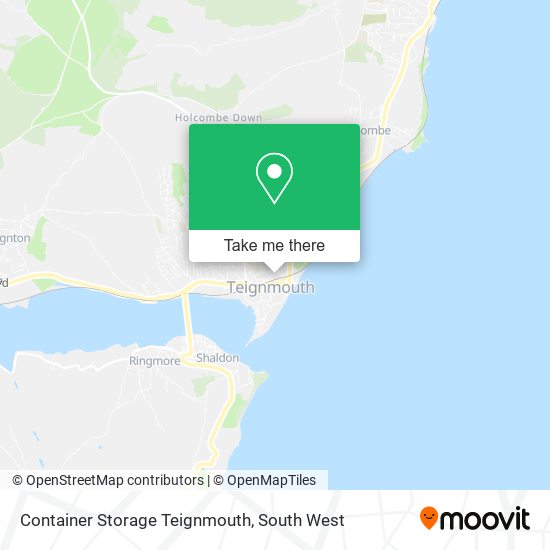 Container Storage Teignmouth map