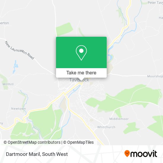 Dartmoor Maril map