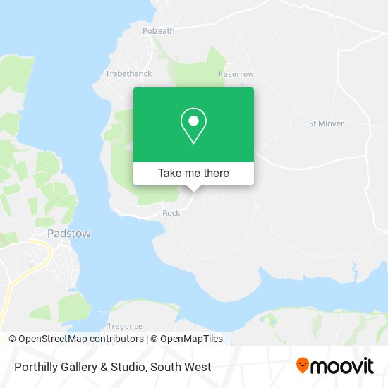 Porthilly Gallery & Studio map