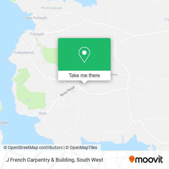 J French Carpentry & Building map
