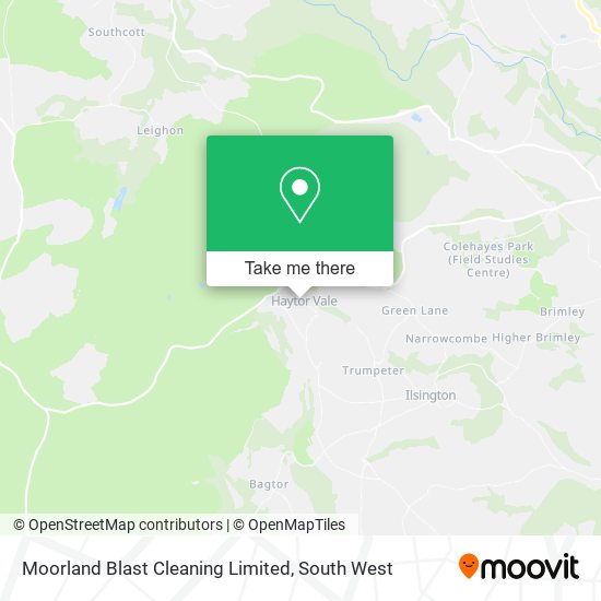 Moorland Blast Cleaning Limited map