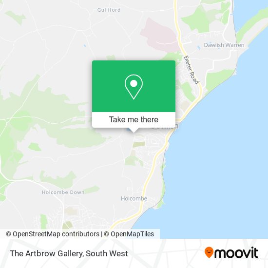 The Artbrow Gallery map