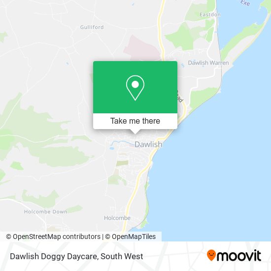 Dawlish Doggy Daycare map