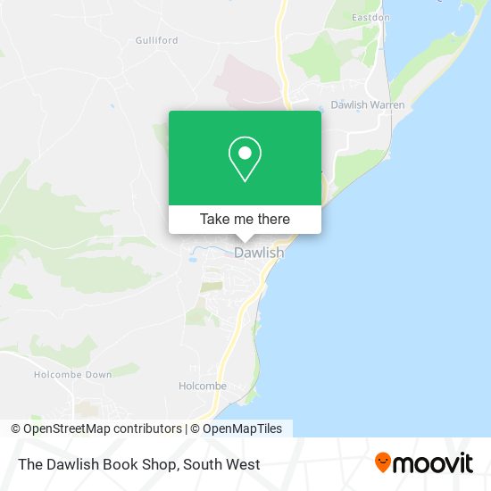 The Dawlish Book Shop map