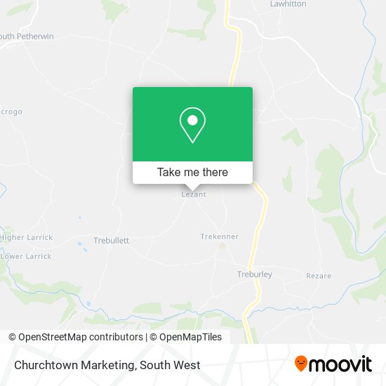 Churchtown Marketing map