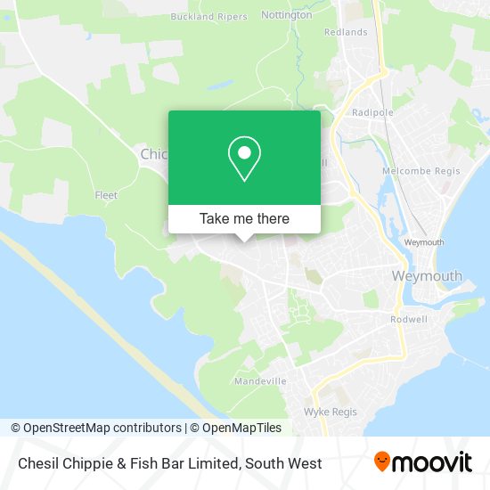 Chesil Chippie & Fish Bar Limited map